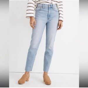 MADEWELL: Petite Perfect Vintage Jeans in Fiore Wash